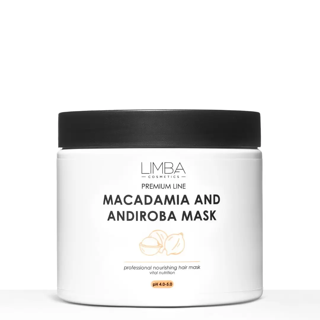 Питательная маска для волос Limba Cosmetics Premium Line Macadamia and Andiroba mask