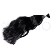 Волнистые темные волосы 70 см (Волосы славянского типа), тон 1B