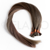 Русские волосы для наращивания Flario 50 см, тон 6.0
