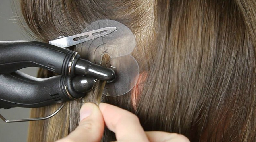 ошибки мастеров наращивания волос плохо зажатая капсула